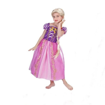 Vestido de princesa rapunzel