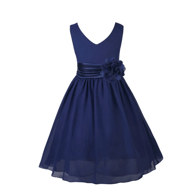 Vestido princesa azul marino