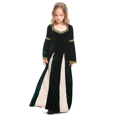 Vestido princesa medieval nina