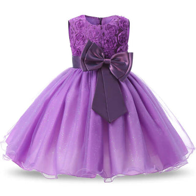 Vestido morado de princesa