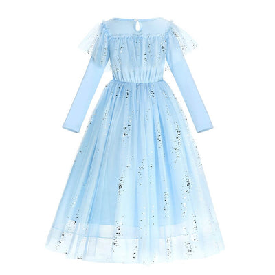 Vestido princesa elsa frozen